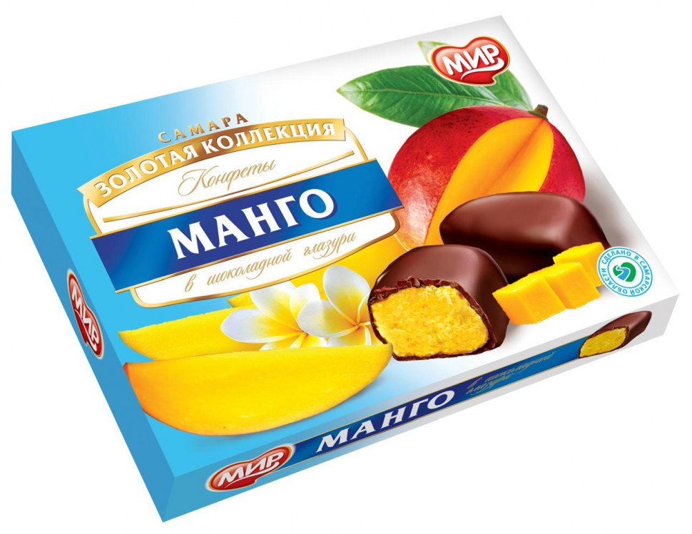  КФ МИР Манго-Кокос в шоколадной глазури 160г  в Ишиме