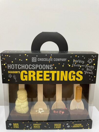 №1 TM LORD Набор шоколадных ложек «SEASON`S GREETINGS» (4 ложки по 50 гр), 200гр в Ишиме
