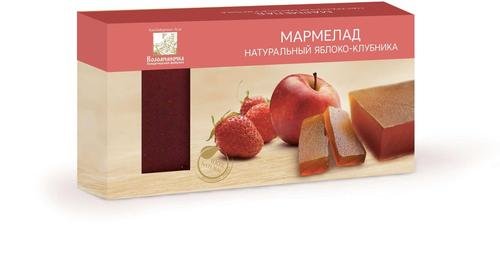  Мармелад пластовый 210г Яблоко-Клубника в Ишиме