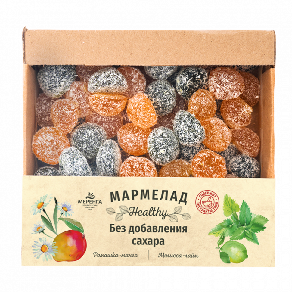  Меренга Мармелад в кокосовой обсыпке Ромашка+Мелисса , 800г     в Ишиме