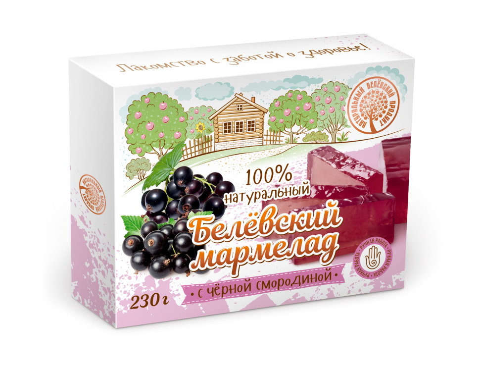  Мармелад белевский "Черная смородина" 230г в Ишиме